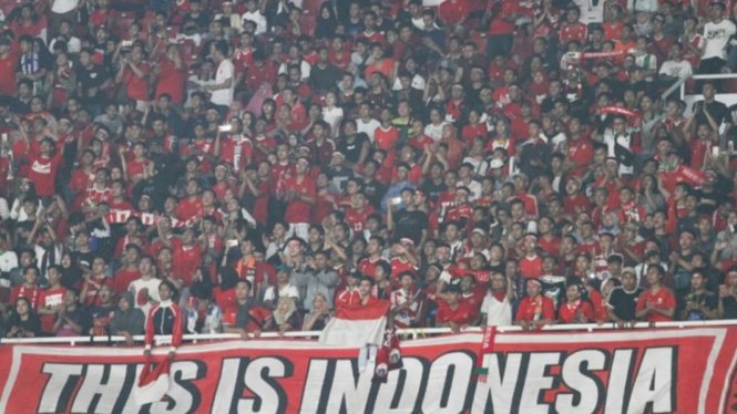 Suporter timnas Indonesia