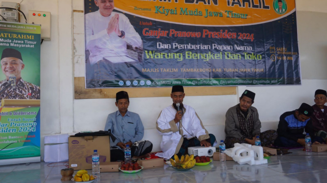 Kiai Muda Jawa Timur Adakan Doa dan Zikir bersama untuk Ganjar