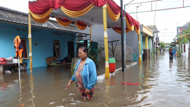 Banjir di Desa Pulo lor, Kecamatan Jombang