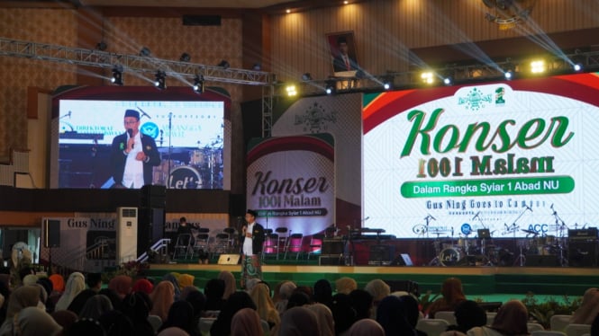 Konser 1001 Malam PWNU Jatim di Unair Surabaya