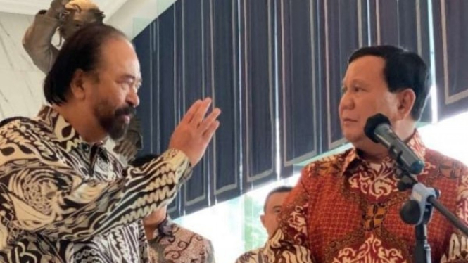 Prabowo Subianto bertemu dengan Surya Paloh