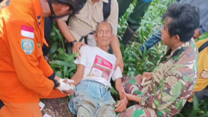 Kakek Misnadin ditemukan dalam keadaan selamat di Hutan Baluran