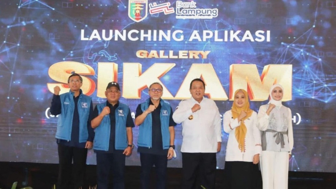 Gubernur Lampung Bersama Mendag Melaunching Aplikasi SIKAM