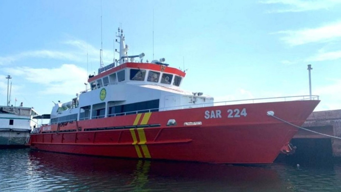 Armada Kapal Patroli Laut Basarnas Lampung