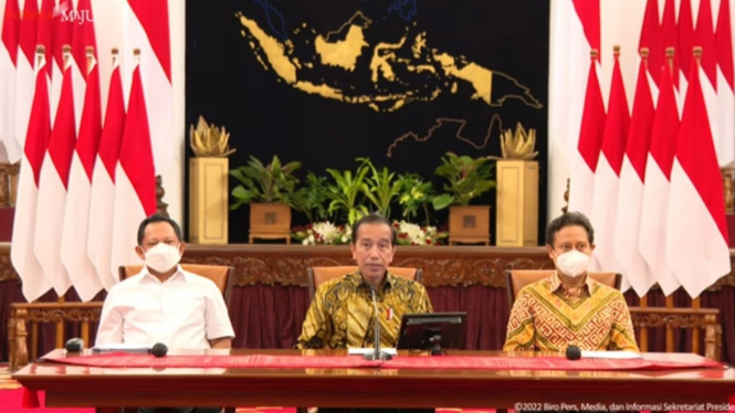 Konferensi Pers Presiden Jokowi terkait PPKM, Istana Negara (30/12/22)