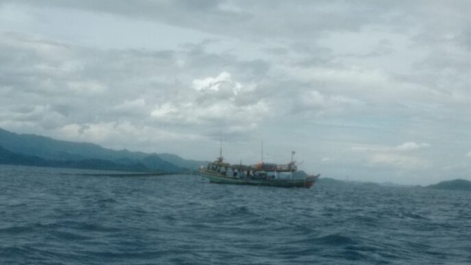 Kapal Jaring Trol Beroperasi disekitar Perairan Kabupaten Pesawaran