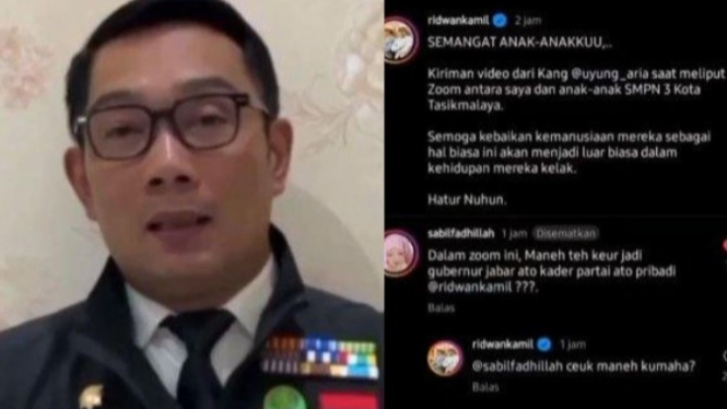Klarifikasi Ridwan Kamil soal Viral Guru Dipecat Gegara Kritik Dirinya