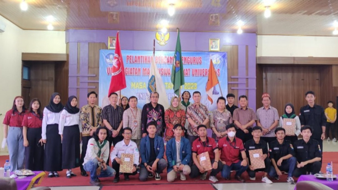 Pelantikan UKM KSR PMI Unit Unila oleh Rektor Universitas Lampung