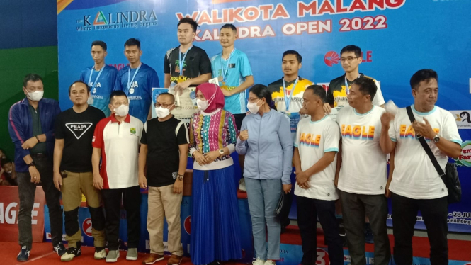 Kejuaraan bulutangkis Piala Wali Kota Malang Kalindra Open 2022