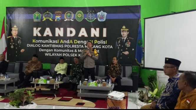 Kumpul Bareng TNI Polri, Kandani Kota Malang Bahas Kamtibmas