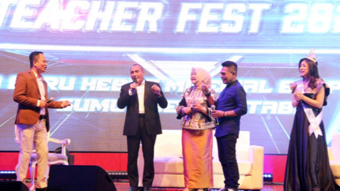 Gubernur Sumut, Edy Rahmayadi hadiri Teacher Fest 2023.