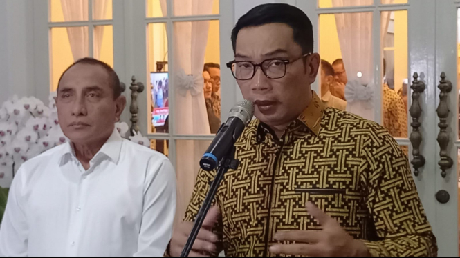 Gubernur Jabar, Ridwan Kamil kunjungi Sumatera Utara.