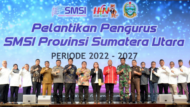Pengurus SMSI Sumut dilantik.