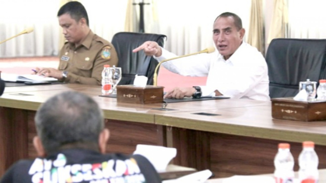 Gubernur Sumut, Edy Rahmayadi minta Pengprov latihan pemanasan PON.