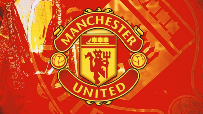 Logo Manchester United Salah satu klub besar di Inggris.