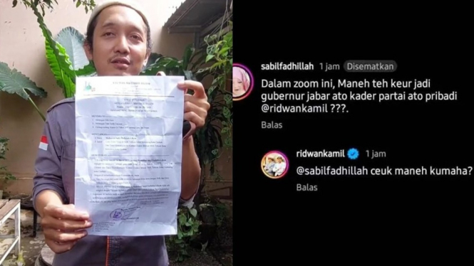 Guru honorer di Cirebon dipecat usai komentar kata 'Maneh' di IG RK.