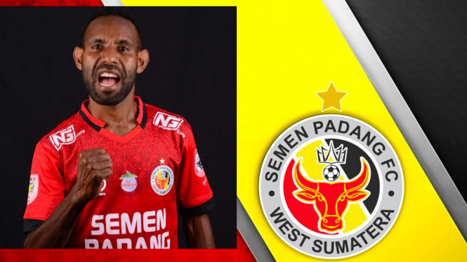 Zulkifli Kosepa resmi gerseragam Semen Padang FC. Foto/dok SPFC