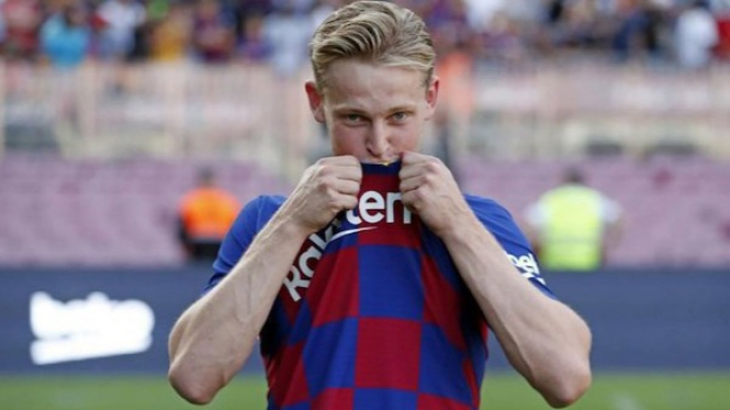 Frenkie De Jong berseragam Barcelona. Foto/FC Barcelona Official