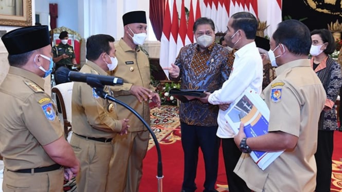 Pertemuan Gubernur Sumbar Dengan Presiden Jokowi
