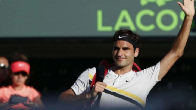 Petenis asal Swiss Roger Federer